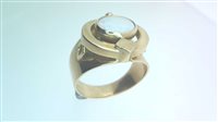 Ringe Dame Anello Con Pietra in Gelbgold Opale OPALE P UD/Z 8.30 Sommer G